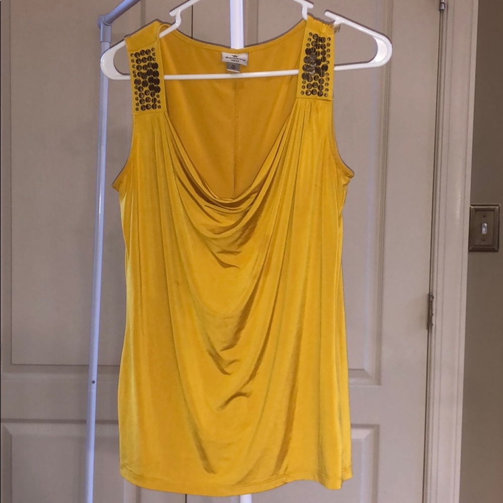 Mustard tank top